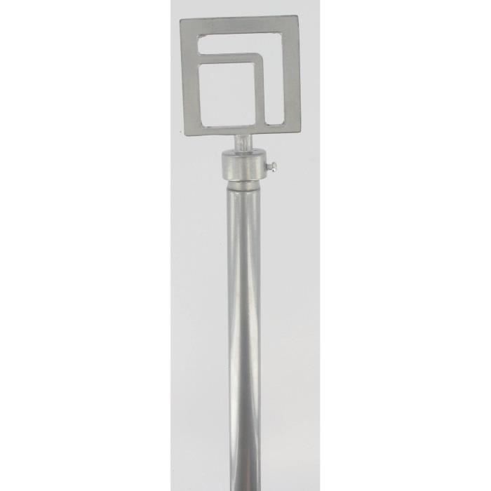 Tringle à Rideaux TONIAL Télescopique 81-122 Cm - Design Sobre - Support 10 Kg - Facile à Installer