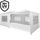 Tonnelle Rimini blanc Tente de réception 3x6m Chap