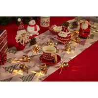 GUIRLANDE DE NOËL Guirlande de Noël 10 LED en métal avec grelots bla GUIRLANDE DE NOËL Guirlande de Noël 10 LED en métal avec grelots bla