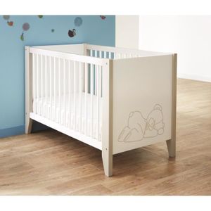 OURSON Lit Bébé ? Barreaux 60x120 cm