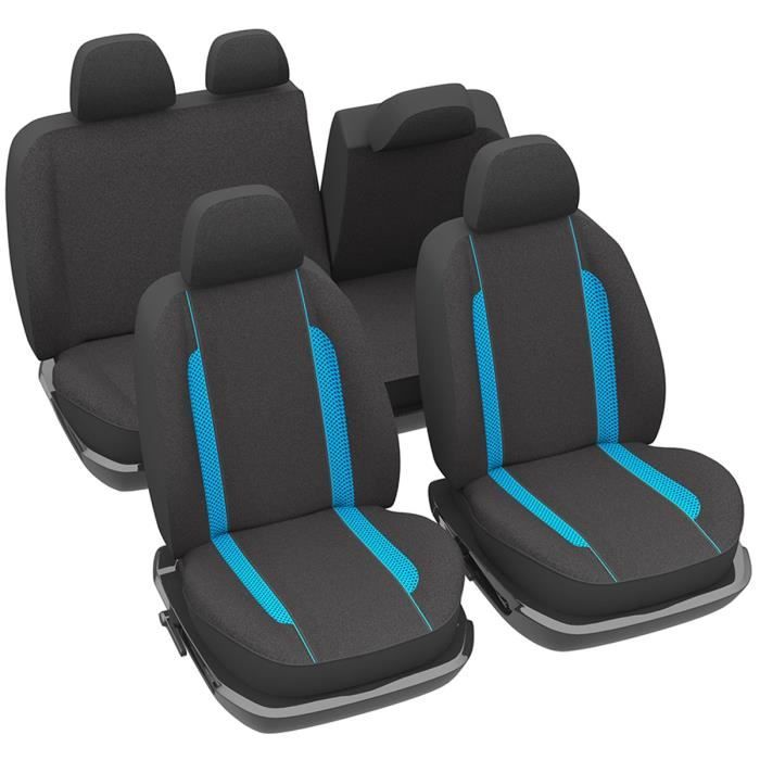 Housses de Siège Fluo Bleu pour Auto