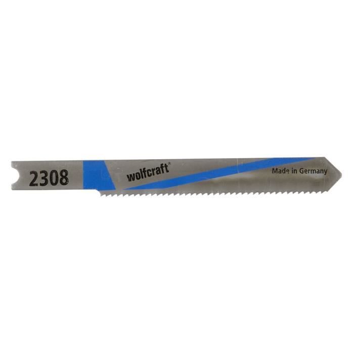 WOLFCRAFT Lot de 2 Lames de scie sabre B&D HSS - 5,2 cm