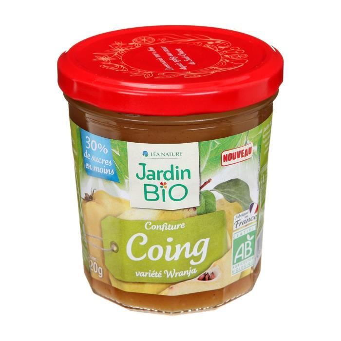 JARDIN BIO Confiture de coing bio - 320 g