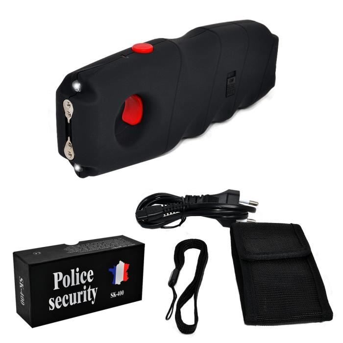 Shocker électrique SK400 défense antiagression Noir Achat / Vente