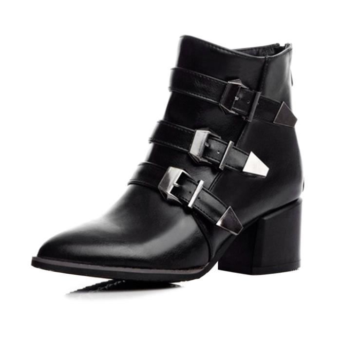 boots pointues femme