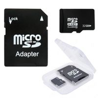CARTE MÉMOIRE Carte mémoire micro SD performance 32 GB (Go) Clas CARTE MÉMOIRE Carte mémoire micro SD performance 32 GB (Go) Clas