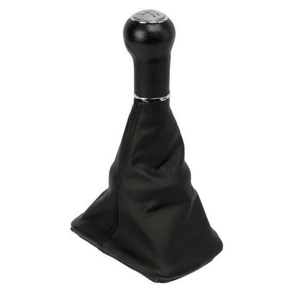 CORONA Pommeau + Soufflet adaptable pour Golf 3 - 5/6 vitesses - Noir