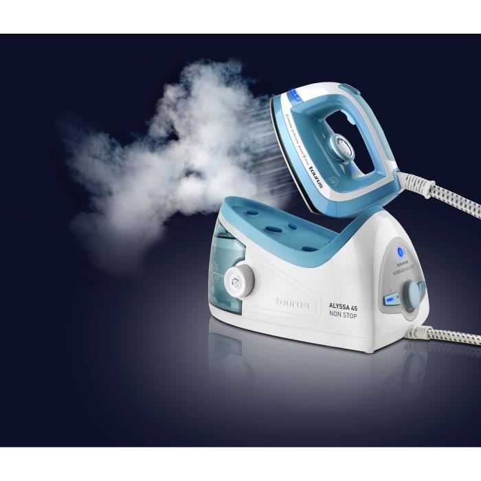 TAURUS 918680000 Centrale de repassage Alyssa 45 Non Stop - 2350 W - Blanc et Bleu