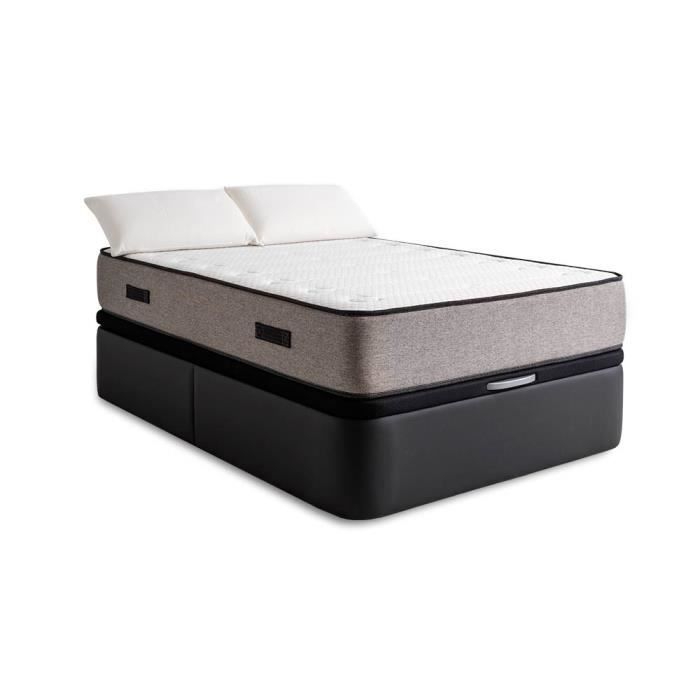 pack matelas sport gel-fresh + lit coffre 90x200 - achat / vente