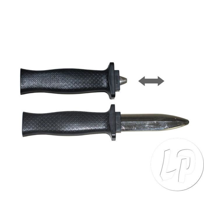 2 Couteaux Magiques Rétractables - Accessoire Farce Et Blague - Couteau Théâtre Et Halloween - Plastique Sécurisé