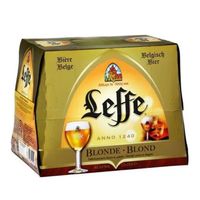 BIÈRE LEFFE Bière blonde - 12 x 25 cl - 6,6 % BIÈRE LEFFE Bière blonde - 12 x 25 cl - 6,6 %