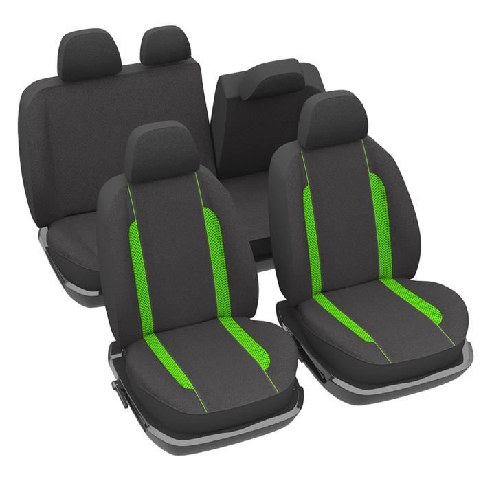 DBS Housses de Siège Fluo Vert pour Auto