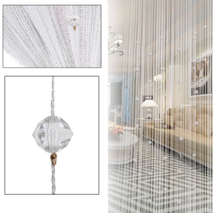 Décoratif Chaîne Rideau Perles mur Panneau La frange Chambre Fenêtre ... Décoratif Chaîne Rideau Perles mur Panneau La frange Chambre Fenêtre ...