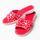 Mules Eponge Rouge