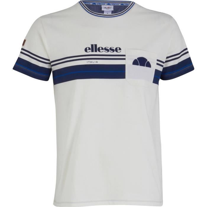 ELLESSE T-Shirt Caly 7 - Homme - Blanc