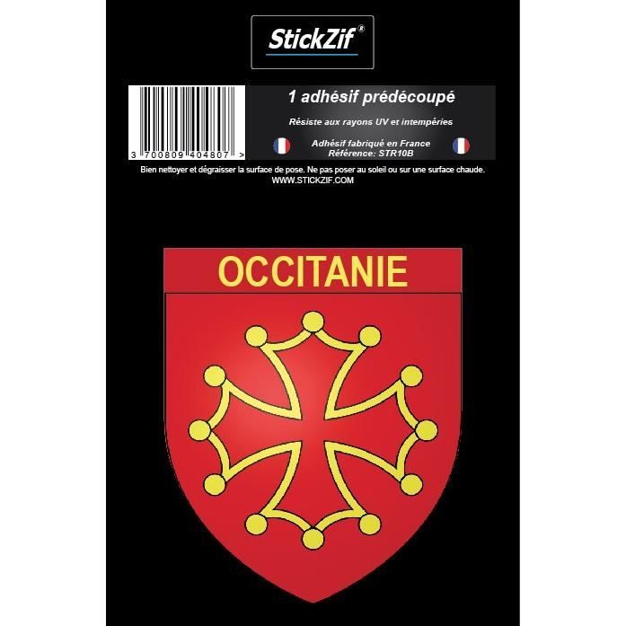 STICKZIF 1 Adhésif Blason Occitanie STR10B