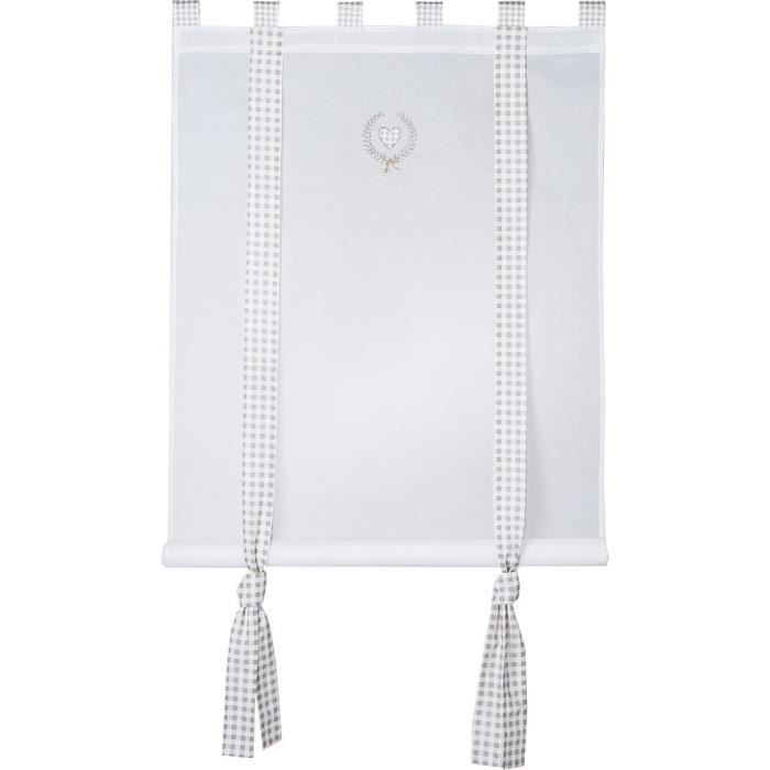 DEKOANDCO Rideau enrouleur Catherinette - 80x160