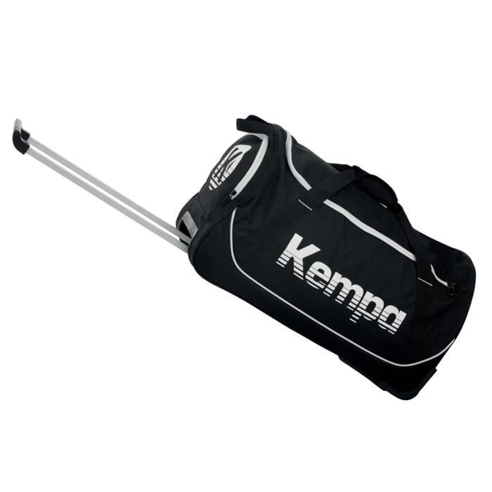 KEMPA Sac de sport à roulettes souple - 60 L - 2 roues - Noir