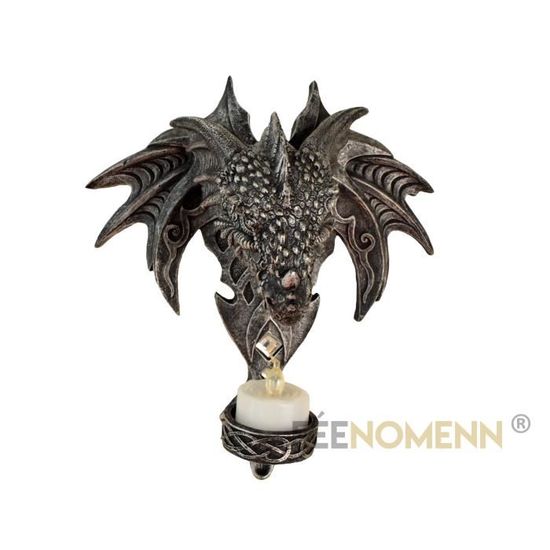 Applique Murale Dragon Bougie Led Achat Vente Statue
