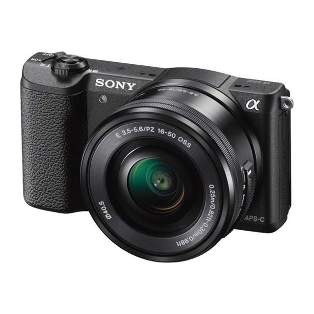 SONY ILCE5100LB Appareil photo numérique Hybride avec capteur reflex 24 mégapixels - Noir