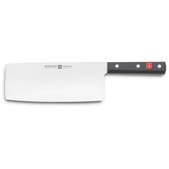 WÜSTHOF GOURMET Couteau de chef chinois TR4688 20cm noir