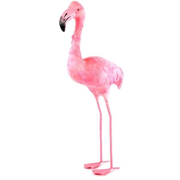 FLAMANT ROSE EN PLUME DÉCO 50 CM Rose, Fuchsia - Achat ...