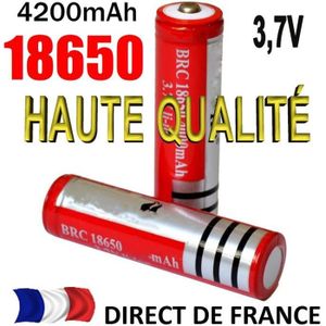 Alternative à la batterie Yusa 6n6 3b1 2-piles-accus-batteries-18650-3-7v-rechargeable-ba