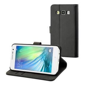 MUVIT Slim Folio Etui - Noir - Pour Samsung Galaxy A3
