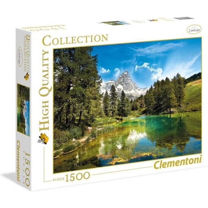 CLEMENTONI Puzzle Le lac Bleu 1500 pieces
