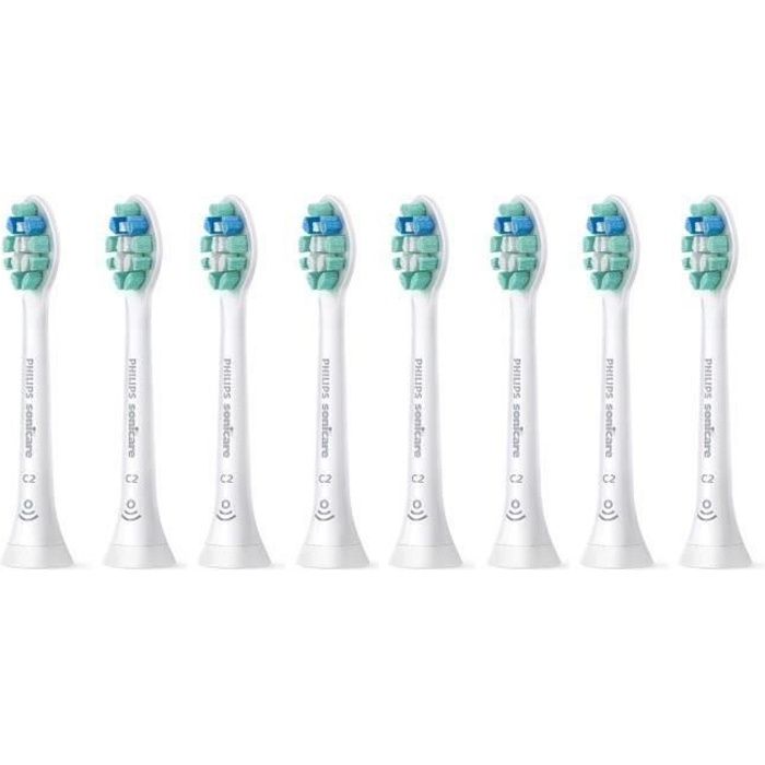 PHILIPS SONICARE C2 Optimal Plaque Defence HX9028/10 Têtes de brosse à dents - X8
