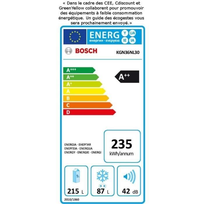  KGN36NL30 Réfrigérateur congélateur3