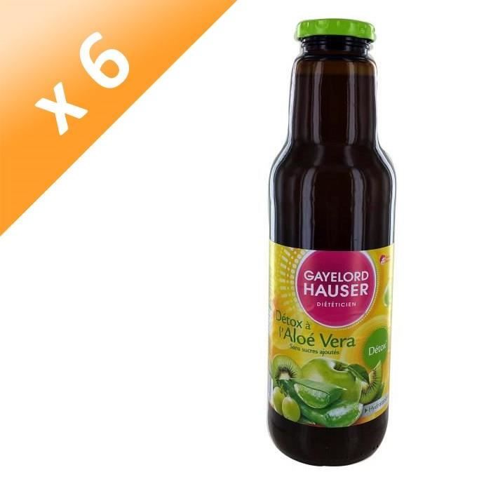 GAYELORD HAUSER Jus Détox Aloé Vera - 75 cl x6