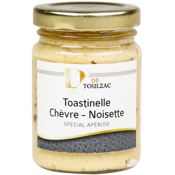 LOT DE 3 D de TOULZAC Toastinelle Chèvre Noisette 80g