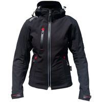 BLOUSON - VESTE RIDER-TEC Blouson femme en Soft-Shell Noir avec co BLOUSON - VESTE RIDER-TEC Blouson femme en Soft-Shell Noir avec co