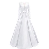 ROBE DE CÉRÉMONIE Robe Longue de Mariée Mariage Sexy Col V Prolongea ROBE DE CÉRÉMONIE Robe Longue de Mariée Mariage Sexy Col V Prolongea