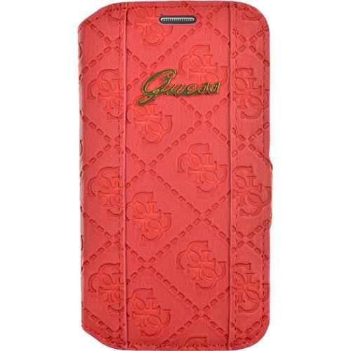 GUESS Etui folio pour Samsung Galaxy Ace 4 - Rouge