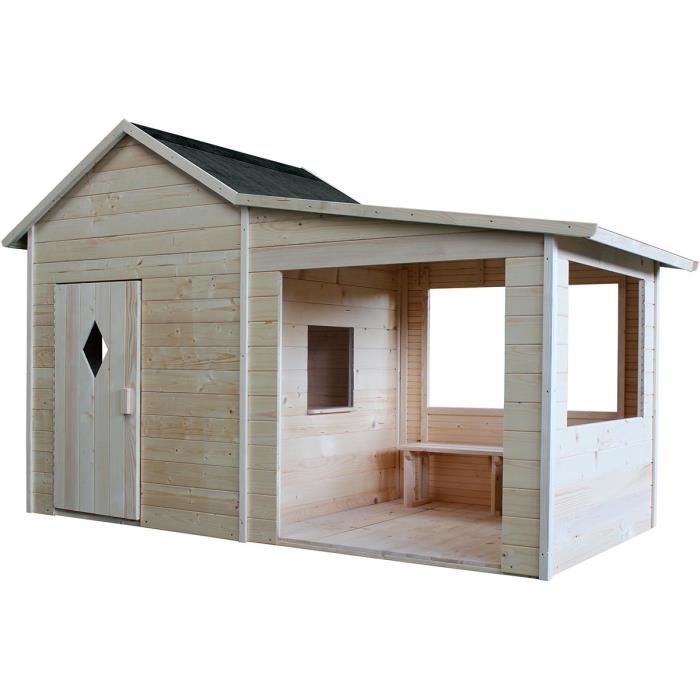Cabane en bois pour enfant AMARYLLIS