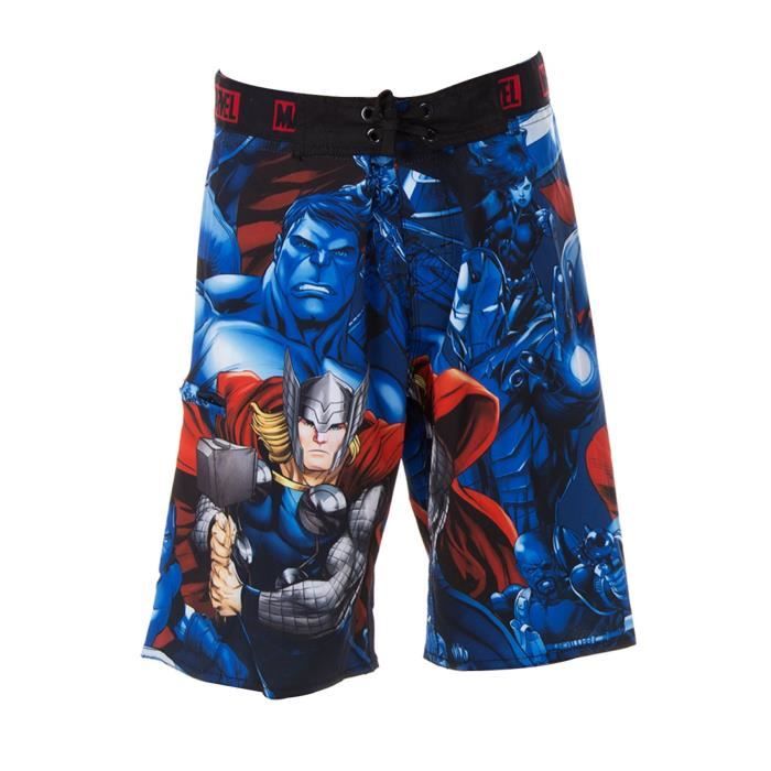 FREEGUN - Boardshort Long Avengers Marvel pour Garçon