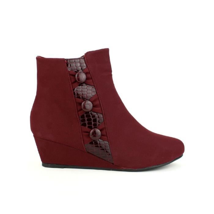 bottine boots Bottines Bordeaux Chaussures Femme Cendriyon L73rsJves bottine boots Bottines Bordeaux Chaussures Femme Cendriyon L73rsJves L73rsJves Cendriyon d8bb2a