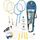 CDTS Ensemble Badminton 4 Raquettes + Ballon Multi