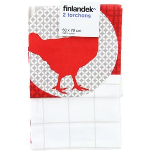 FINLANDEK X2 Torchons B 50X70 Polly