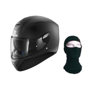 SHARK Casque intégral D Skwal noir mat + Cagoule