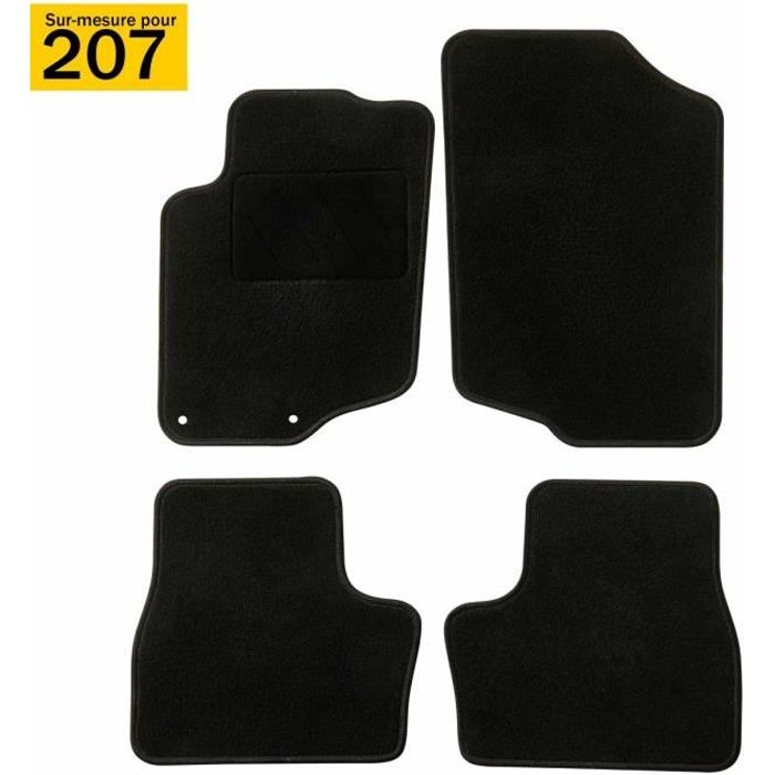 DBS Tapis sur mesure Cristal pour Peugeot 207/207SW de 04/06 à 06/14