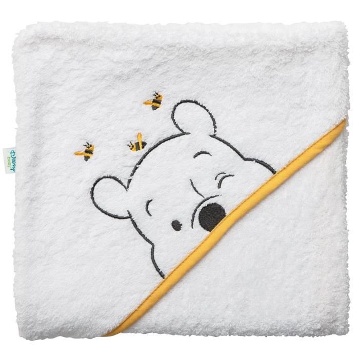 DISNEY - Winnie - Cape de bain Brodé - 80 x 80 cm