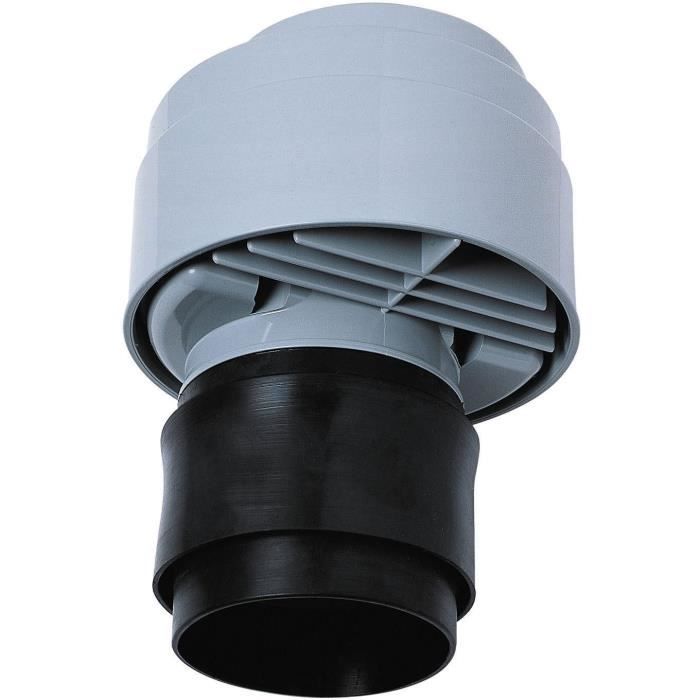 WIRQUIN Anti-vide droit excentré VP100 - Pour tube Ø 80 à 110 mm - à coller