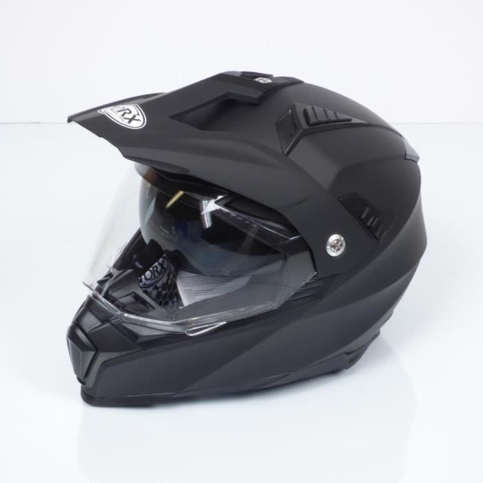 Casque Cross Enduro Trail Quad Moto Taille S Torx Dundee Black Mat