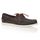 Bateau en cuir bordeaux Docksides