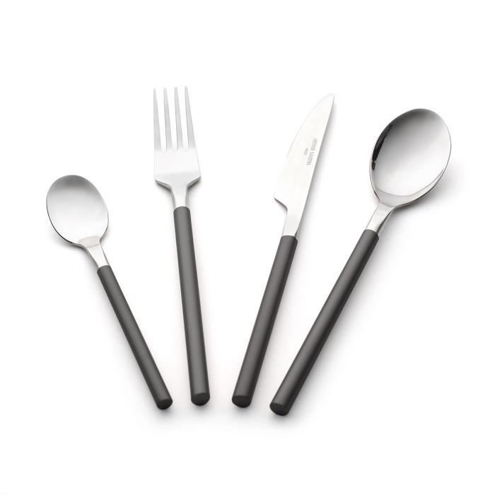 ARTHUR MARTIN - AM366 - Ménagere 24 pcs - Noir