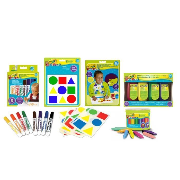 CRAYOLA Kit Essentiel des Petits Créatifs