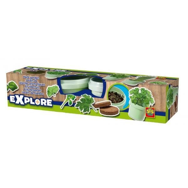 SES CREATIVE Kit de création - Jardin de plantes aromatiques
